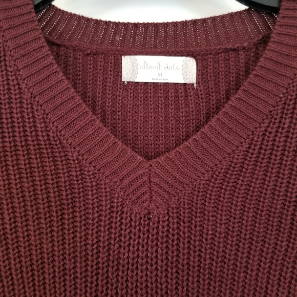 Burgundy Sweater. Altar'd state Top - Picture 5 of 5